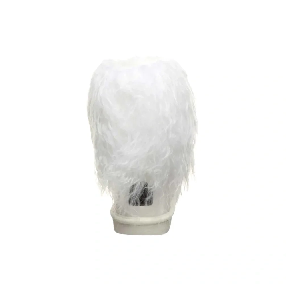 Bearpaw NWT Women's Boo White Fur Winter Boots in Sz 7